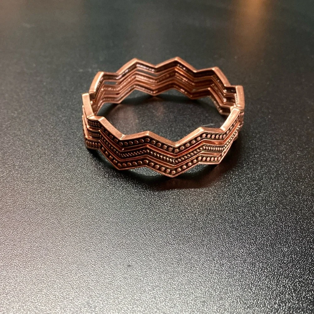 Copper Colored Bangles - Picture 1 of 2
